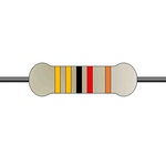 Yageo 33kΩ Metal Film Fixed Resistor 0.5W ±1% MFR50SFTE52-33K