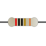 Yageo 20Ω Metal Film Fixed Resistor 0.6W ±1% MF0207FTE52-20R