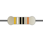 Yageo 390Ω Metal Film Fixed Resistor 0.6W ±1% MF0207FTE52-390R