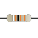 Yageo 9.1kΩ Metal Film Fixed Resistor 0.6W ±1% MF0207FTE52-9K1