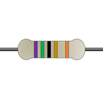 Yageo 75Ω Metal Film Fixed Resistor 0.5W ±1% MFR50SFTE52-75R