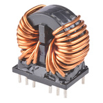 Wurth 2 x 900 μH -30 → +50% Nano Crystalline Common Mode Choke, Max SRF:1 kHz → 300 MHz, 32A Idc, 2 x