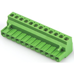 1-796634-2 | TE Connectivity 12-Way PCB Terminal Block, 15A, Screw Down Terminals, 30 → 12 AWG, Cable Mount