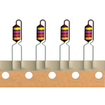 EPCOS 330 μH ±5% Ferrite Leaded Inductor, Max SRF:2.7MHz, Q:70, 190mA Idc, 6.4Ω Rdc, BC