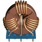 EPCOS 570 μH -30 → +50% Ferrite Power Line Choke, Max SRF:100kHz, 35A Idc, 1.4mΩ Rdc 350 V ac, B82747E