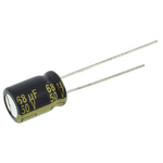 Panasonic 68μF Aluminium Electrolytic Capacitor 50V dc, Radial, Through Hole - EEUFC1H680