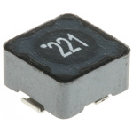 Wurth, WE-PD Shielded Wire-wound SMD Inductor with a Ferrite Core, 220 μH ±20% Wire-Wound 440mA Idc