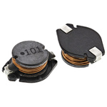 Wurth, WE-PD4 Unshielded Wire-wound SMD Inductor with a Ferrite Core, 100 μH ±10% Wire-Wound 1.4A Idc