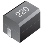 Bourns, CM322522, 322522 Shielded Wire-wound SMD Inductor with a Ferrite Core, 4.7 μH ±10% Wire-Wound 165mA Idc Q:30