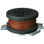 EPCOS, B82462-A4 Wire-wound SMD Inductor with a Ferrite Core, 3.3 μH ±20% Wire-Wound 4.9A Idc