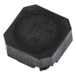 EPCOS, B82462-G4 Shielded Wire-wound SMD Inductor with a Ferrite Core, 68 μH ±20% Wire-Wound 1.3A Idc
