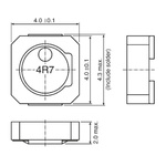 TDK, VLCF, 4020 Shielded Wire-wound SMD Inductor with a Ferrite Core, 10 μH ±20% Wire-Wound 1.22A Idc