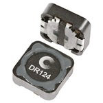 Cooper Bussmann, DR124, 0124 Shielded Wire-wound SMD Inductor with a Ferrite Core, 1.5 μH ±20% Wire-Wound 14A Idc