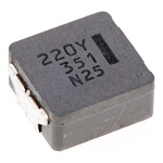 Panasonic, ETQP5M, 1054 Shielded Wire-wound SMD Inductor with a Metal Composite Core, 22 μH ±20% Wire-Wound 6.2A Idc