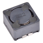 Bourns, SRR1208, E6 Shielded Wire-wound SMD Inductor with a Ferrite DR & RI Core, 2.2 mH ± 10% Wire-Wound 420mA Idc Q:20