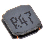 Wurth, WE-LQS, 4012 Shielded Wire-wound SMD Inductor 0.47 μH ±30% Moulded 3.25A Idc