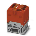 1047492 | Phoenix Contact Distribution Block, 7 Way, 2.5mm², 17.5A, 500 V, Red