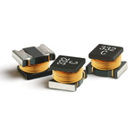 Murata, 8200, Reel Unshielded Wire-wound SMD Inductor 15 μH 10% 400mA Idc