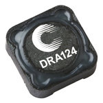 Cooper Bussmann, DRA, 0124 Shielded Wire-wound SMD Inductor with a Ferrite Core, 820 μH ±20% Wire-Wound 697mA Idc