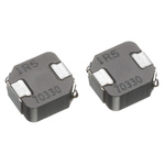TDK, SPM, 6530 Shielded Wire-wound SMD Inductor with a Metallic Magnetic Core, 2.2 μH ±20% Wire-Wound 8.4A Idc