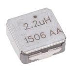 Vishay, IHLE, 4040 Shielded Wire-wound SMD Inductor with a Metal Composite Core, 2.2 μH 12 (Saturation) A, 15 (Heat) A
