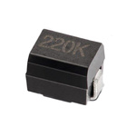 Wurth, WE-GFH, 4532 Wire-wound SMD Inductor with a Iron Core, 100 μH ±10% Moulded 275mA Idc Q:40