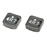 TDK, VLCF, 5020 Shielded Wire-wound SMD Inductor with a Ferrite Core, 2.2 μH ±30% Shielded 3.25A Idc