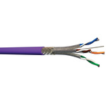 CAE Cat7 Ethernet Cable, S/FTP, Purple LSZH Sheath, 250m, Flame Retardant, Low Smoke Zero Halogen (LSZH)