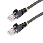 StarTech.com Cat5e Male RJ45 to Male RJ45 Ethernet Cable, U/UTP, Black PVC Sheath, 5m, CM Rated