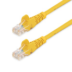 StarTech.com Cat5e Male RJ45 to Male RJ45 Ethernet Cable, U/UTP, Yellow PVC Sheath, 5m, CM Rated