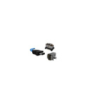 Amphenol ICC Cat6a ix Industrial to Unterminated Ethernet Cable, Blue, 5m