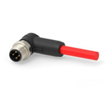 TE Connectivity Cat5e M12 to Unterminated Ethernet Cable, 1m
