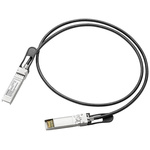 Siemens Male SFP+ to SFP+ Ethernet Cable, Aluminium foil with a braided tin-plated copper wire screen, Black, 7m
