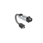Amphenol Communications Solutions Cat6a Straight Male RJ45 to Straight Male ix Industrial Ethernet Cable, Shielded,