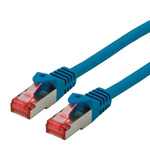 Roline Cat6a Straight Male RJ45 to Straight Male RJ45 Ethernet Cable, S/FTP, Blue LSZH Sheath, 1.5m