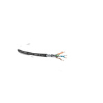 Lapp Cat7 Ethernet Cable, Copper Braid, Plastic Laminated Aluminium Foil, Black TPE-V Sheath, 100m, Low Smoke Density