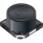 Bourns, SRR7045 Shielded Wire-wound SMD Inductor with a Ferrite Core, 10 μH 20% 2A Idc Q:40