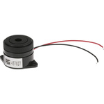 RS PRO 95dB Panel Mount Continuous Internal Piezo Buzzer, 29.5 (Dia.) x 24.5mm, 1.5V dc Min, 28V dc Max