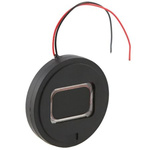 RS PRO 8Ω 0.8W Miniature Speaker 27mm Dia. , 50mm Lead Length, 27 (Dia.) x 4.9mm