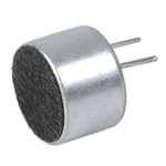 CUI Devices Omni-Directional, Pin Mount Condenser Microphone Element -42dB