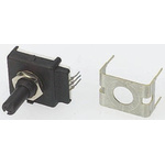 Bourns 6 Pulse Incremental Mechanical Rotary Encoder with a 6.35 mm Plain with Slot Shaft (Not Indexed), Panel Mount