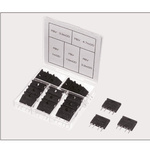 PCN, PBV Metal Foil, SMT Resistor Kit, with 25 pieces, 2 Ω → 50MΩ