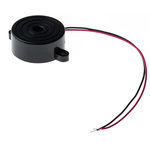 RS PRO 85dB Panel Mount Continuous Internal Piezo Buzzer, 32 (Dia.) x 13.5mm, 3V dc Min, 12V dc Max