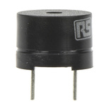 RS PRO 80dB Through Hole External Magnetic Buzzer Component, 12 x 8.5mm, 1V ac Min, 3V ac Max