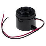 RS PRO 85dB Panel Mount Continuous Internal Buzzer, 28 (Dia.) x 24.4mm, 3V dc Min, 28V dc Max