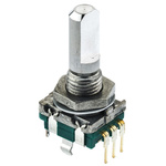 Alps Alpine 15 Pulse Mechanical Rotary Encoder Flat Shaft (Not Indexed), Through Hole