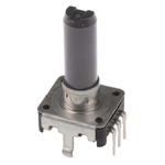Alps Alpine 24 Pulse Incremental Mechanical Rotary Encoder with a 6 mm Flat Shaft (Not Indexed), Through Hole