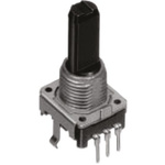 Alps Alpine 24 Pulse Incremental Mechanical Rotary Encoder with a 6 mm Flat Shaft (Not Indexed), Through Hole