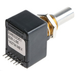 Bourns 512 Pulse Incremental Mechanical Rotary Encoder with a 6.34 mm Plain Shaft (Indexed), Bracket Mount