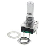 Bourns 24 Pulse Incremental Mechanical Rotary Encoder with a 6 mm Flat Shaft (Not Indexed), Through Hole